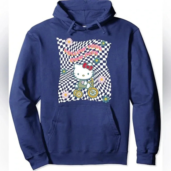 Follow Your Own Path featuring Hello Kitty Pullover Hoodie - Picture 1 of 6